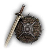 Studded Sword and Shield