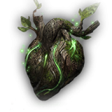 Faded Divine Tree Heart