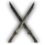 Wooden-Handled Dual Blades