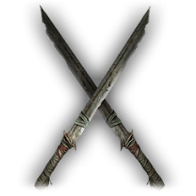 Wooden-Handled Dual Blades